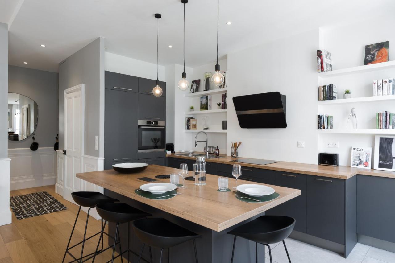 L'Aubelyne - Chic T2 Quartier Prefecture Apartment Лион Екстериор снимка